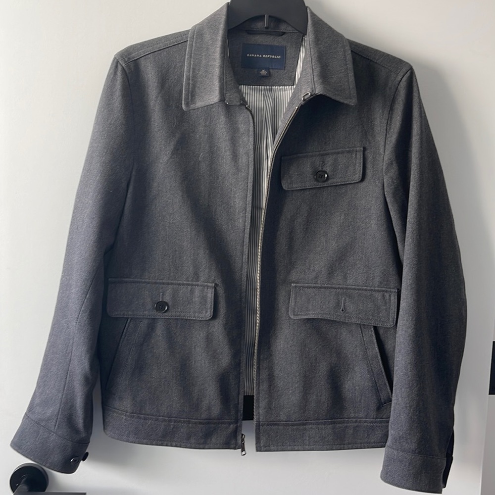 Banana Republic Mens wool/cotton coat